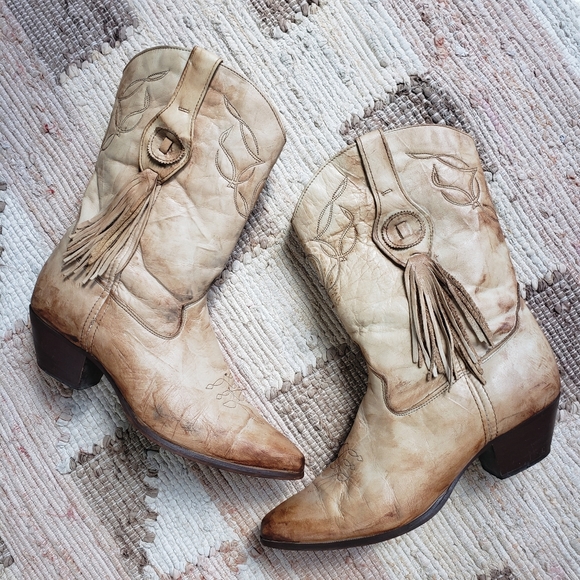 Laredo Shoes - Laredo Custom Bohemian Western Leather Cowgirl Boots size 10M